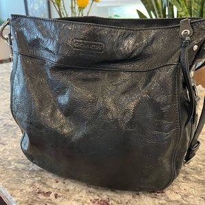 Coach Black Patent Leather Purse